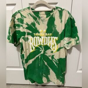 Tampa Bay Rowdies tie-dye T-shirt. Size large. Unique and colorful!